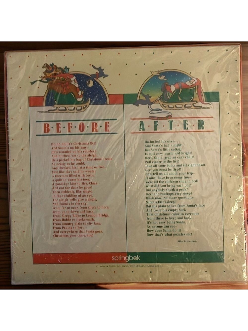 Vintage Christmas Puzzle Hallmark All-In-a-Night’s Work Christmas Sealed 700 PCs - Picture 2 of 4